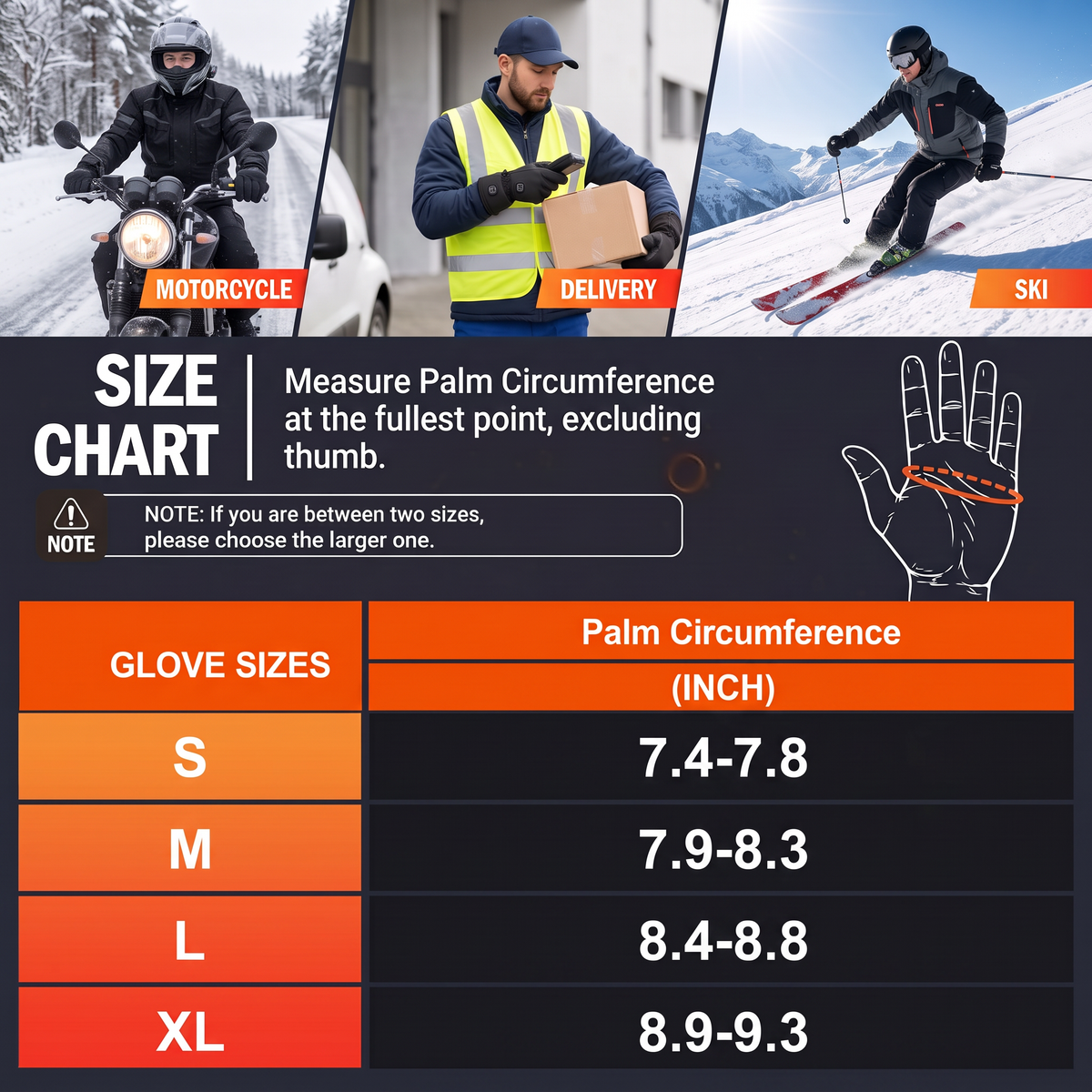 Rechargeable Heated Gloves