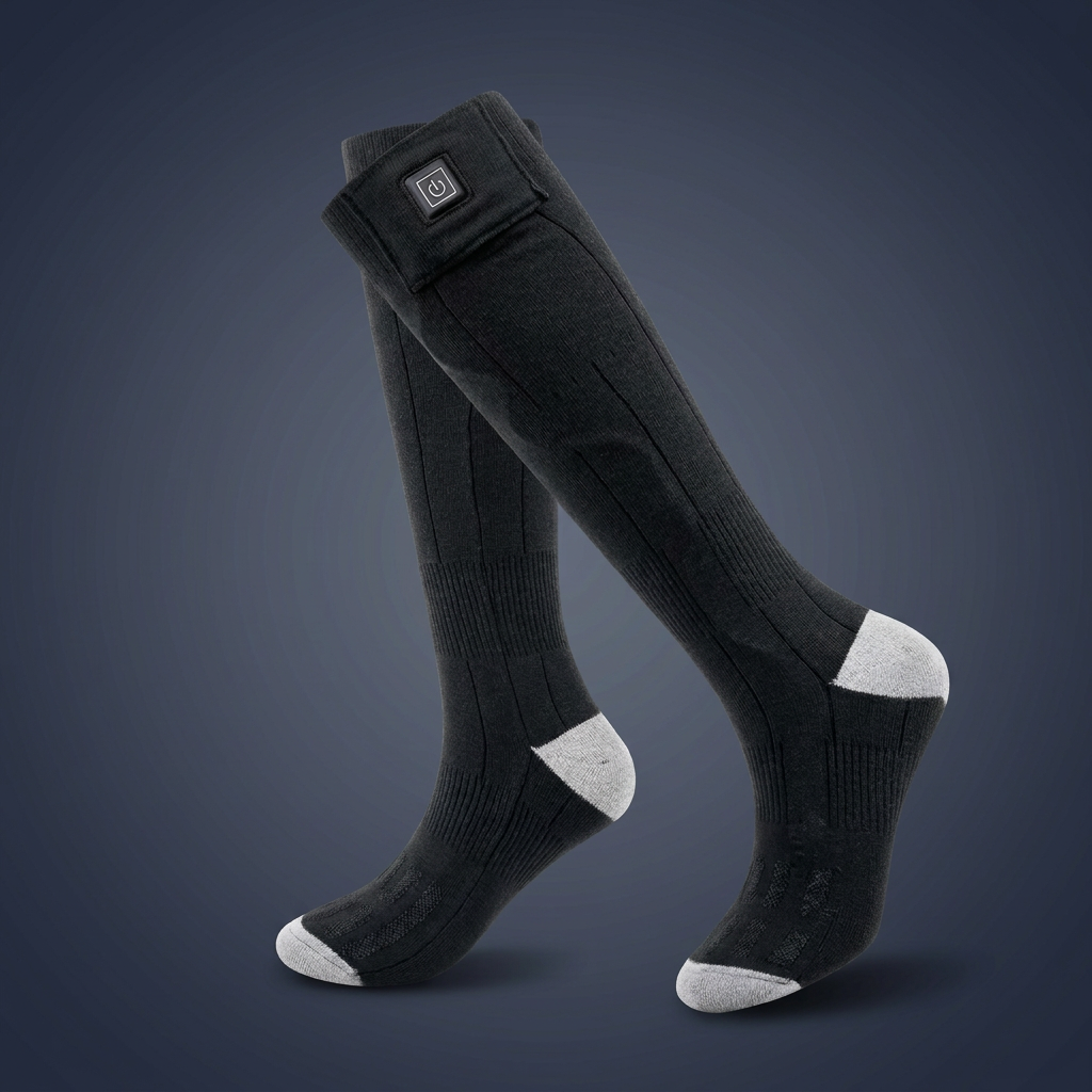 Rechargeable Heated Socks (Includes 2 Batteries)